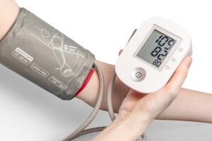 white blood pressure digital meter